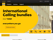 Tablet Screenshot of mtnzambia.com